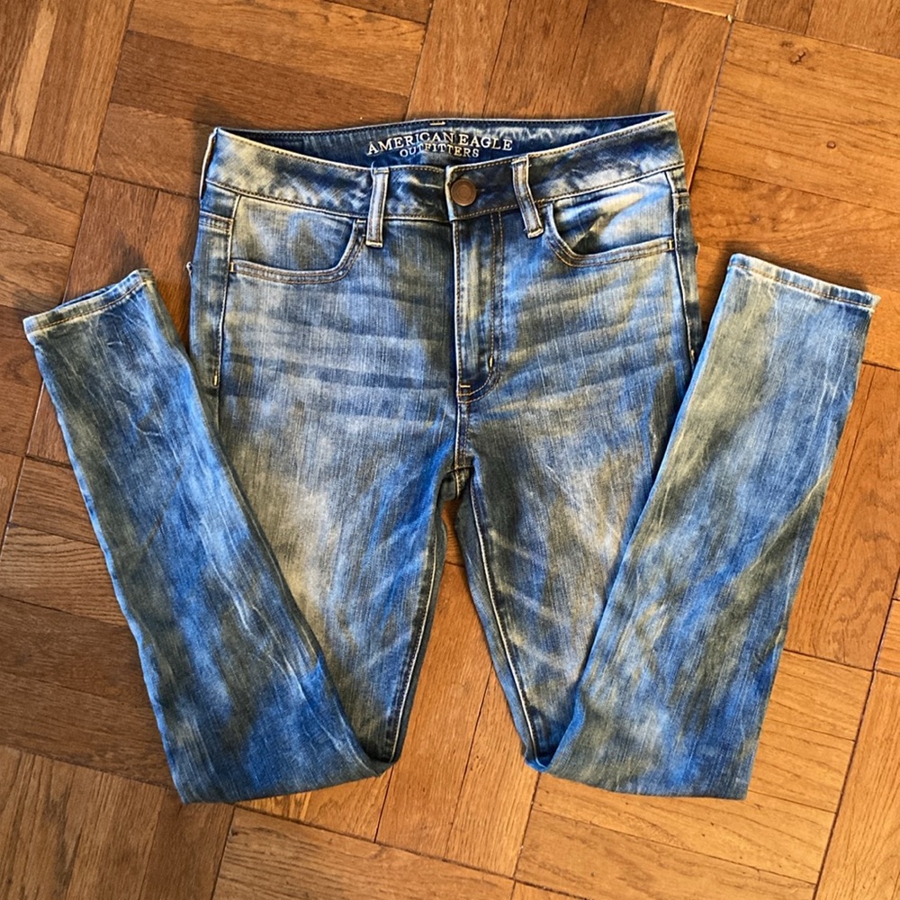 American Eagle Outfitters Hi-Rise Jeggings Super Stretch, S, see measurements